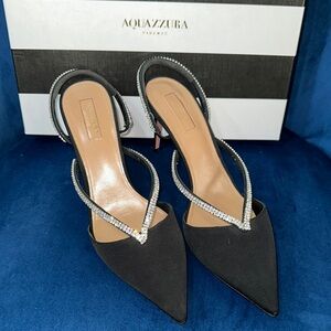 Aquazzura Eden crystal pumps size 40 USA 9.5